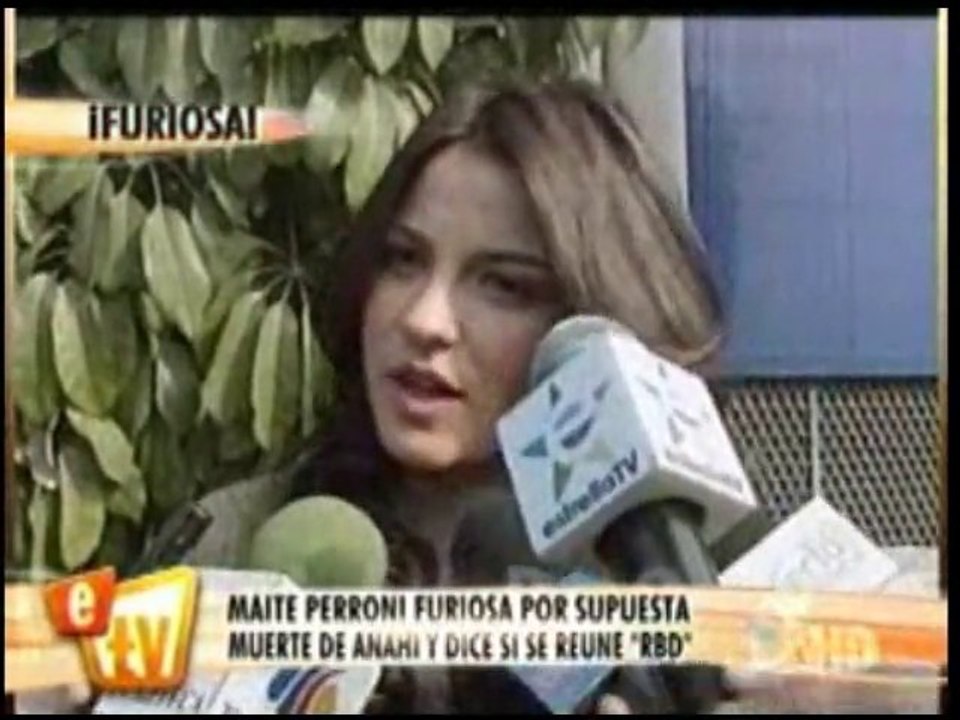 Maite Perroni en ETV