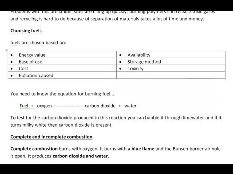 Revision guide C1 Chem part 2 of 2