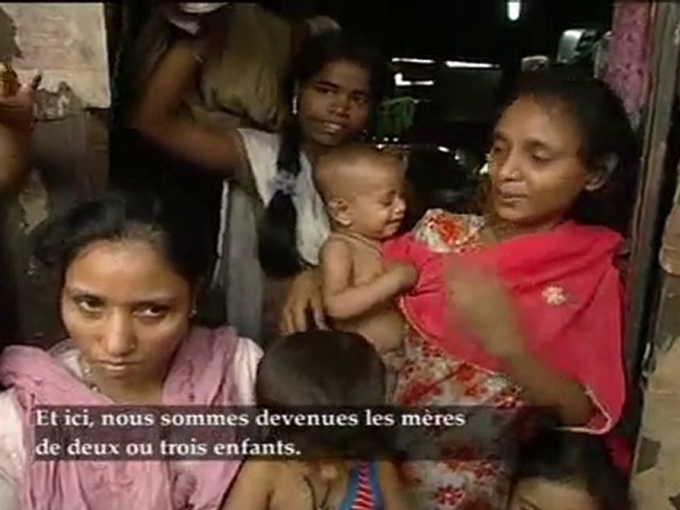 Dans les bidonvilles de Bombay