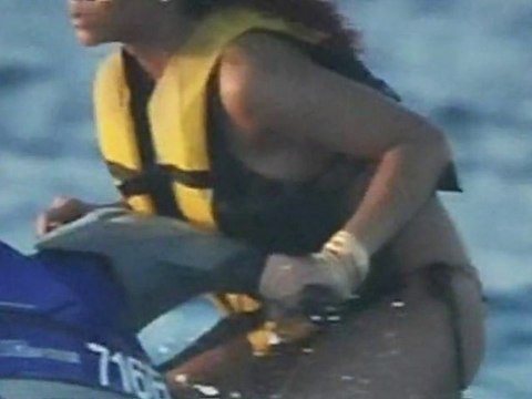 Exklusiv: Promis beim Wassersport