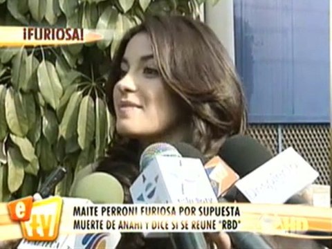 Maite Perroni habla y aclara rumores (ETV)