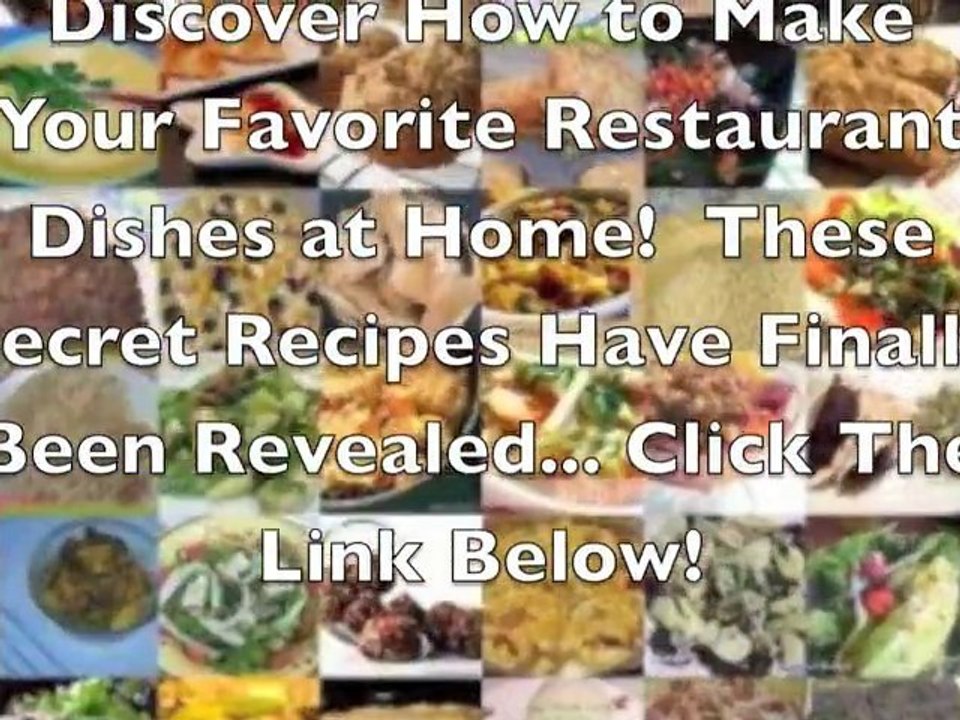 Recipe Secrets Exposed