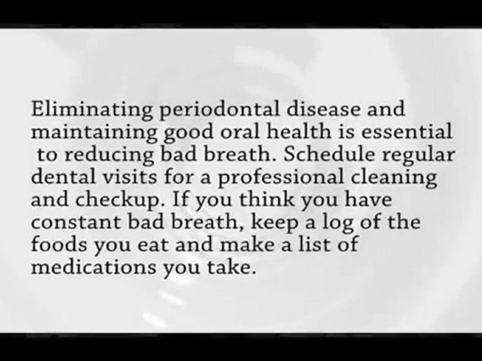 An Elk Grove Dentist Teaches How to Fix Bad Breath