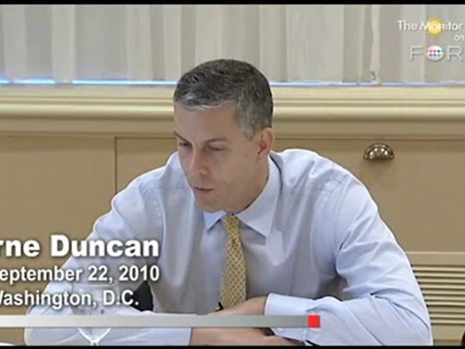 Arne Duncan on Youth Violence: 'We Don't Live in Iraq'