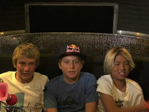 Mikey Wright, Leonardo Fioravanti and Kanao Igarashi - Question the Groms