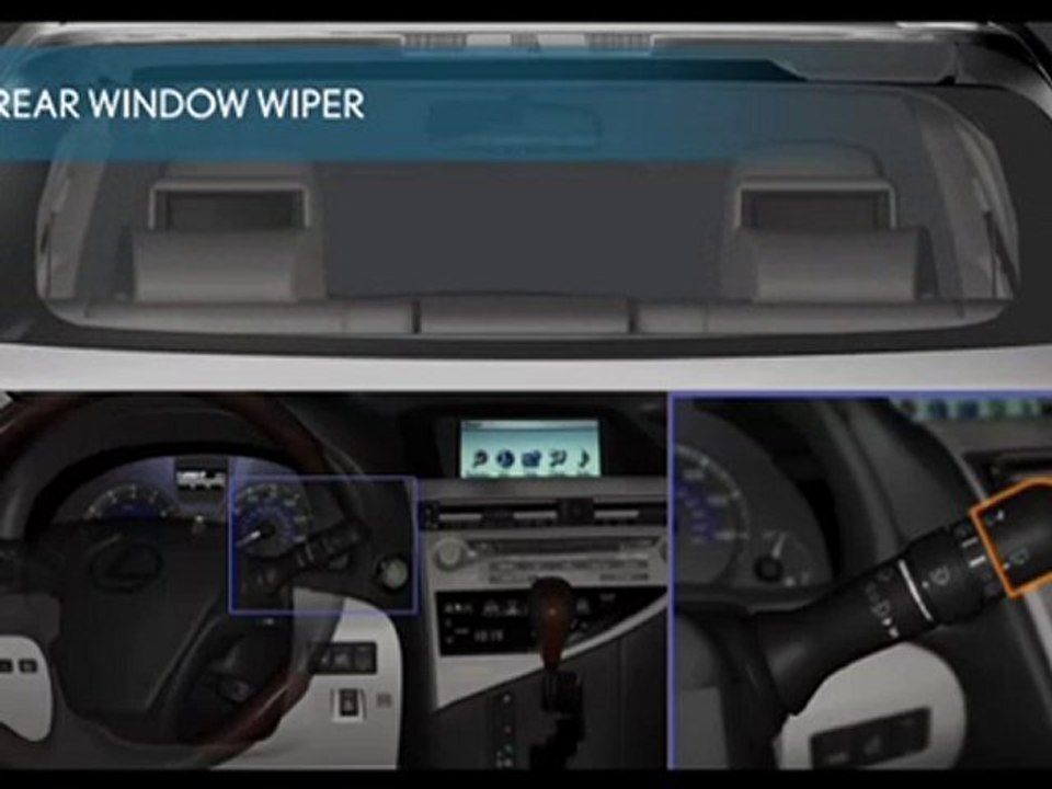 Lexus Intermittent Windshield Wipers 2010-2011 Quick Guide