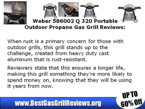 Weber 586002 Q 320 Portable Gas Grill
