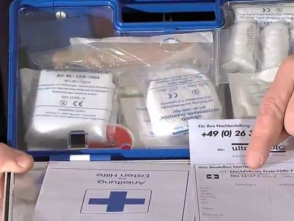 Sicher ist sicher - Erste-Hilfe-Koffer ultraMedic