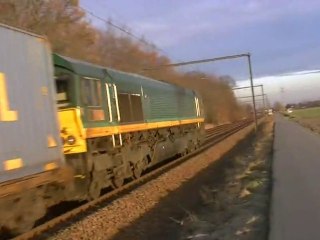 Treinen Baasrode-Zuid en Buggenhout jan 2011