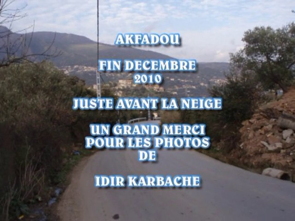 hiver d' AKFADOU  décembre 2010