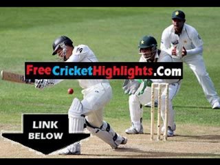 Pakistan vs New Zealand Highlights, 1st Test, 2011, Hamilton