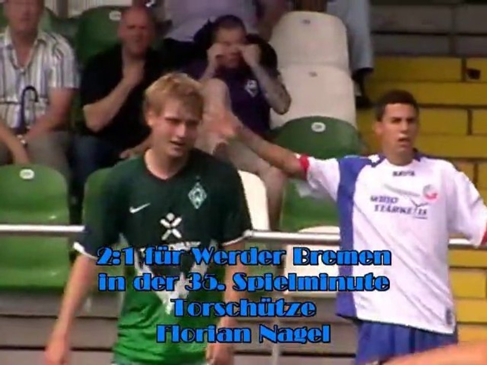 22. August 2010: U19 SV Werder Bremen - FC Hansa Rostock 4:1