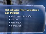 Helicobacter Pylori : What are the symptoms associated with helicobacter pylori?
