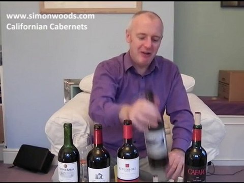 Simon Woods Wine Videos: Five Californian Cabernets
