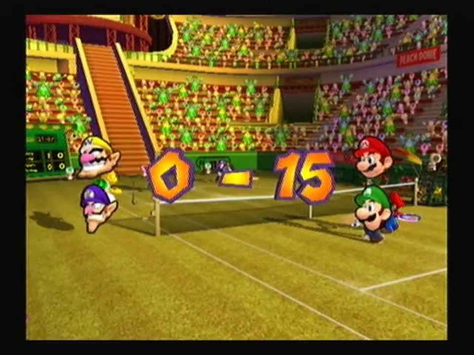 mario power tennis 03 coupe etoile + le match du siecle 1/2