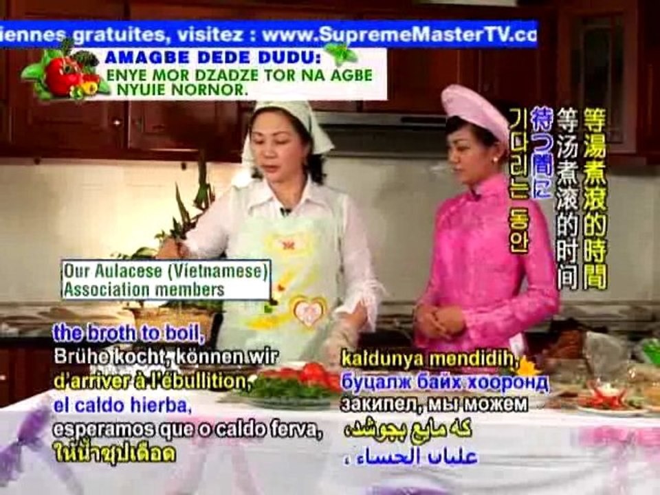 Canh Bánh Đa 5 color Rice Noodle Soup from Northern Âu L