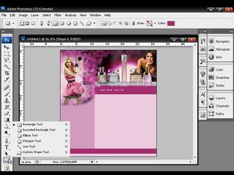 kirmizikalem.net-photoshop web site tasarımı 1
