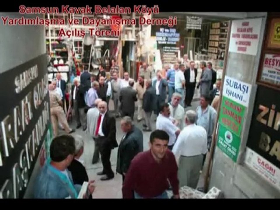 Samsun Kavak Belalan Köyü Derneği Açılış Töreni1