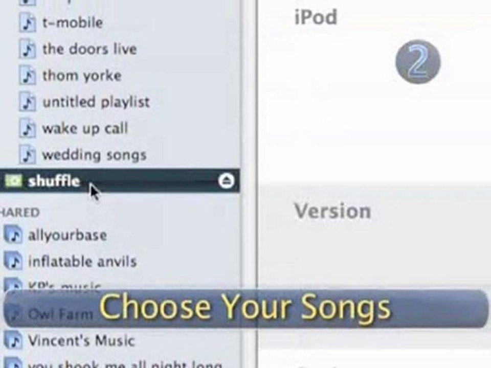 How To Import Specific Songs Into Your iPod Shuffle