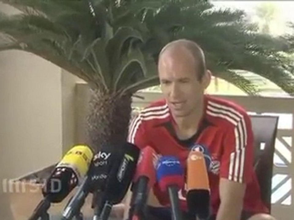 Arjen Robben Training in Katar