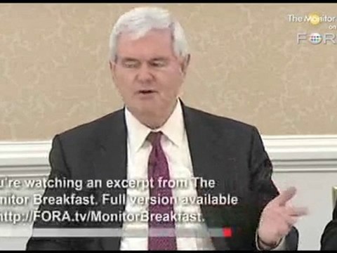 Newt Gingrich Calls Obama Healthcare Reform 'Madness'