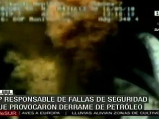 EE.UU. responsabiliza a British Petroleum por explosión en plataforma