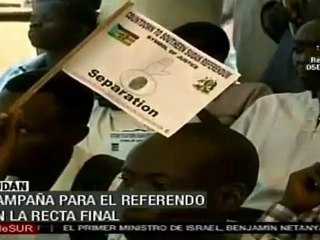 Campaña para referendo en Sudán, en recta final