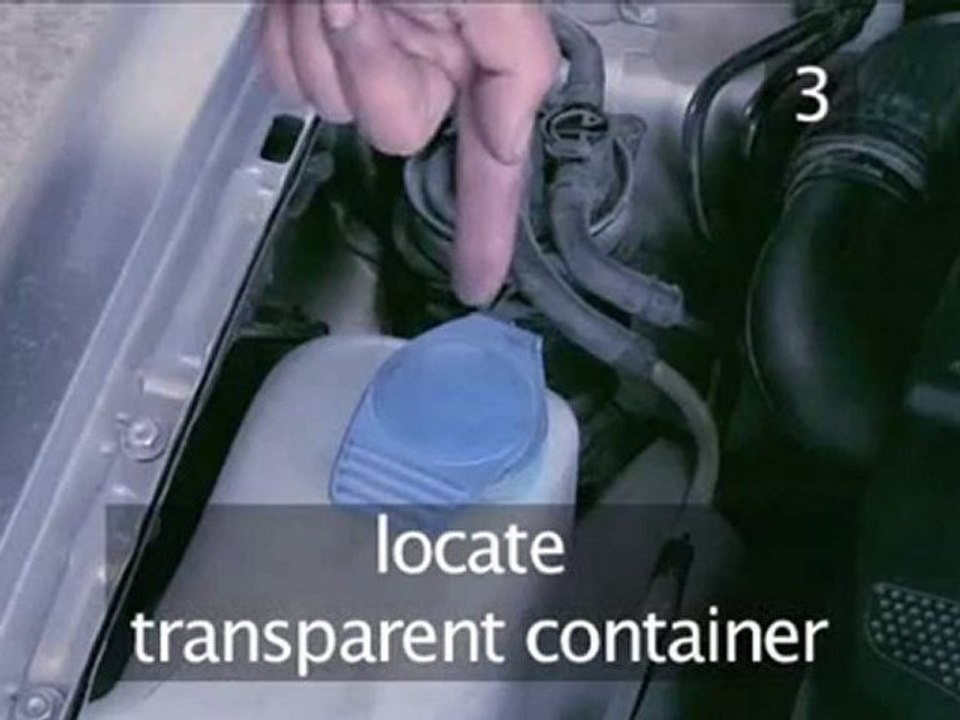 How To Fill A Windscreen Washer Tank
