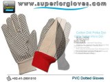 PVC Dotted Gloves Pakistan From Superior Gloves Faisalabad