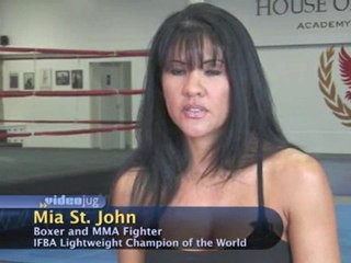 Mia St. John - A Girl And Her Title : How did you get involved in pro boxing?