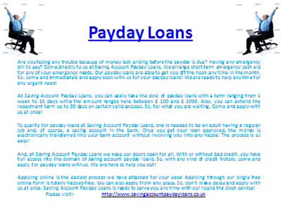 Payday Loans