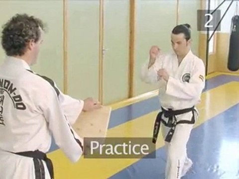 TaeKwon-Do: Jumping Side Kick Break