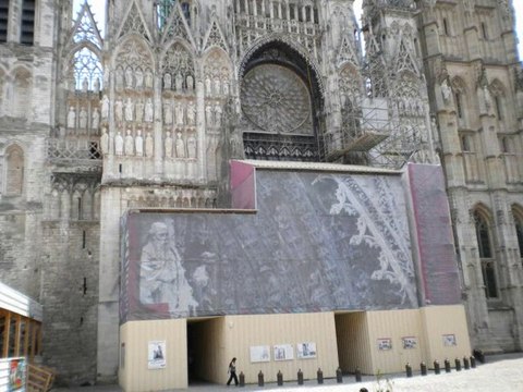 Chapelle et cathedrale sur Rouen