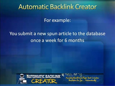 Wordpress Backlink Creator Plugin to Build Backlinks Fast