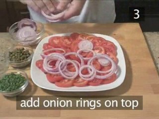 How To Make Tomato, Red Onion, Caper & Chive Salad