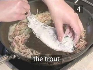 How To Make Pan Fried Trout With Garlic & Bacon