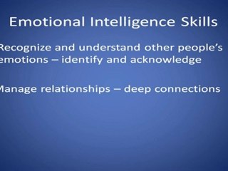 Emotional Intelligence: Important Supervisor Skill