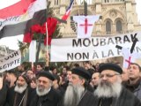 Paris: manifestation de soutien aux Coptes à Notre-Dame