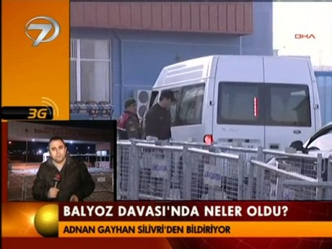 Balyoz Davası silivri den 3G ile Canlı Bağlantı Kanal7 Haber