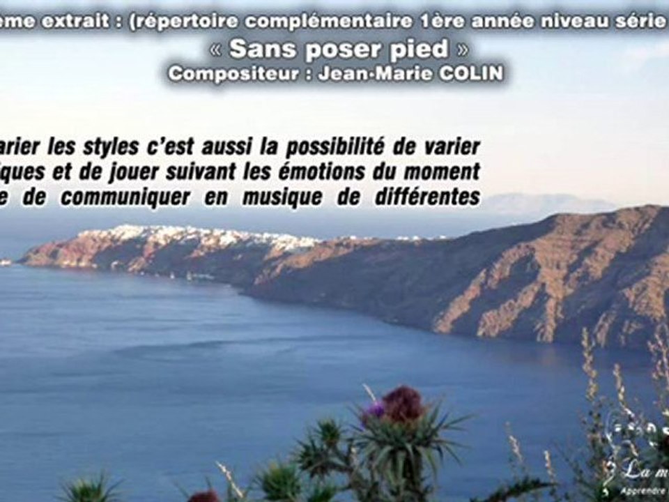 2ème présentation de la méthode de piano Colin