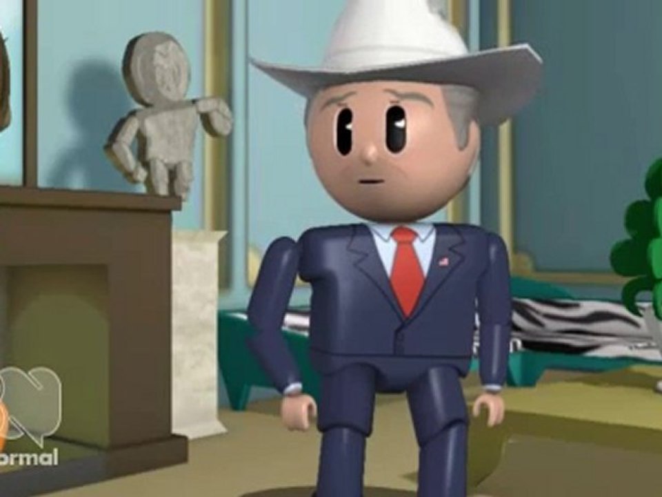 George Bush visits Barack Obama at the White House