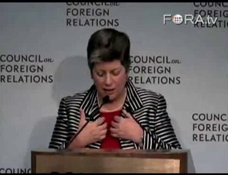 Napolitano Warns of Terror Threats from a Networked World