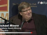 Moore Says Greedy Media Execs Killed the News Industry