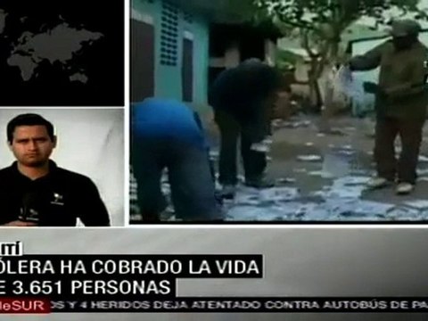 Aumenta a 3.651 el balance de muertos por el cólera en Haití