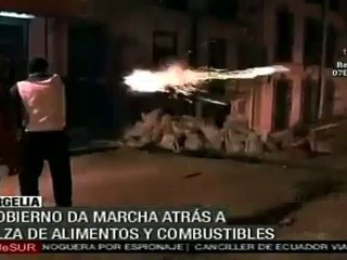 Gobierno de Argelia da marcha atrás a alza de alimentos y combustible
