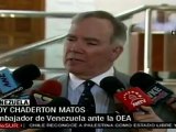 Diputados venezolanos rechazan declaraciones de Insulza cont