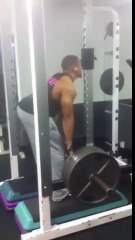 Flight-Right Behind The Scenes:  Rack Deadlifts 4 Plates
