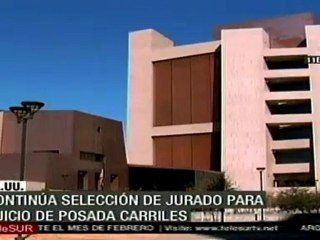 Continúa selección del Jurado para proceso de Posada Carriles