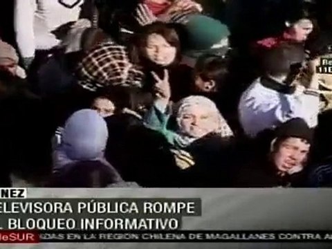 Televisora pública de Túnez rompe el bloqueo informativo