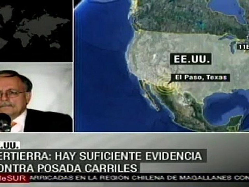 Pertierra: Hay suficiente evidencia contra Posada Carriles